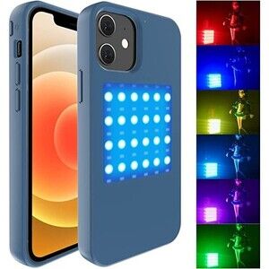 iPhone 12/iPhone 12 Pro, Rechargeable Selfie Light  Phone Case